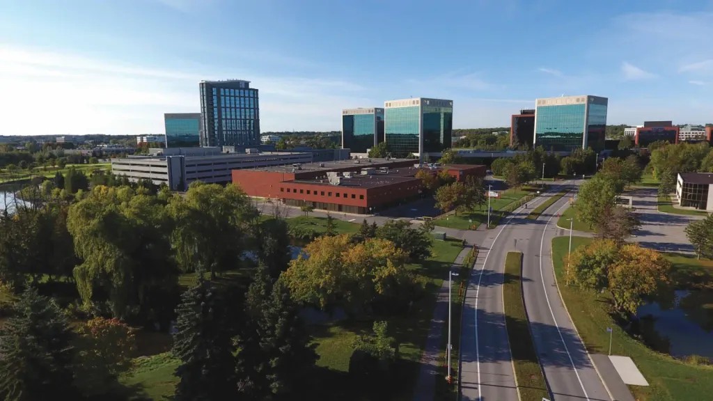 Aerial view of Kanata Technology Park