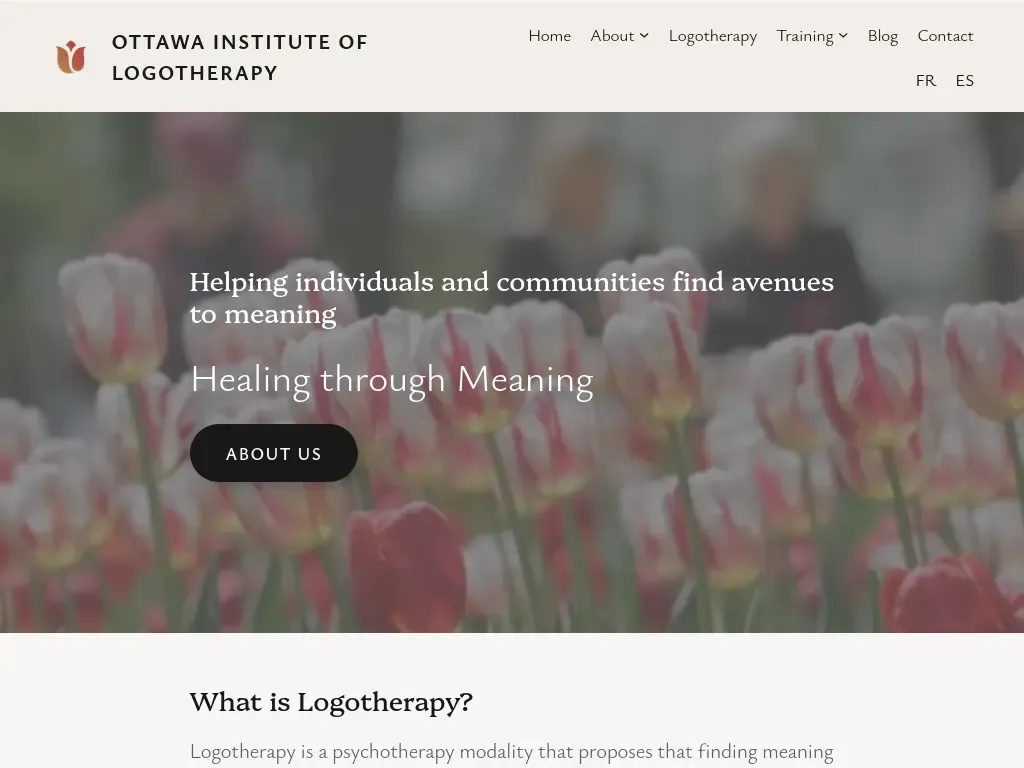 Homepage of the Ottawa Institute of Logotherapy